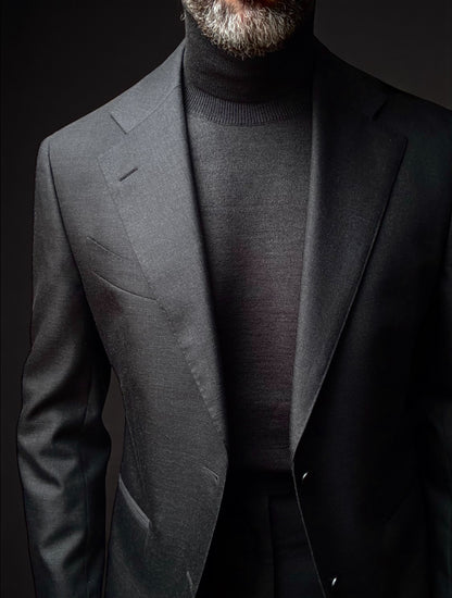 Antracite Charcoal Roll Neck