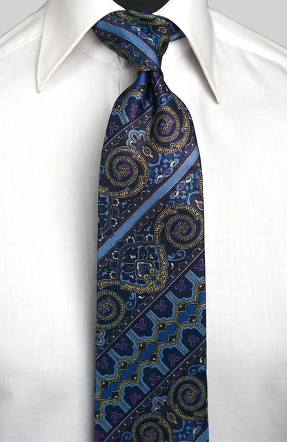 Gotica Retro Silk Necktie