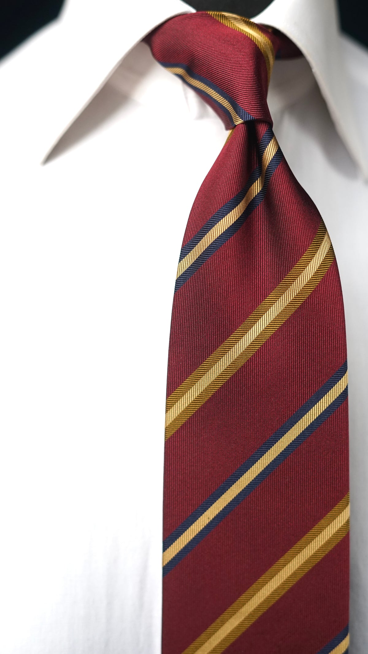 Bespoke Passita Rossa Silk Necktie