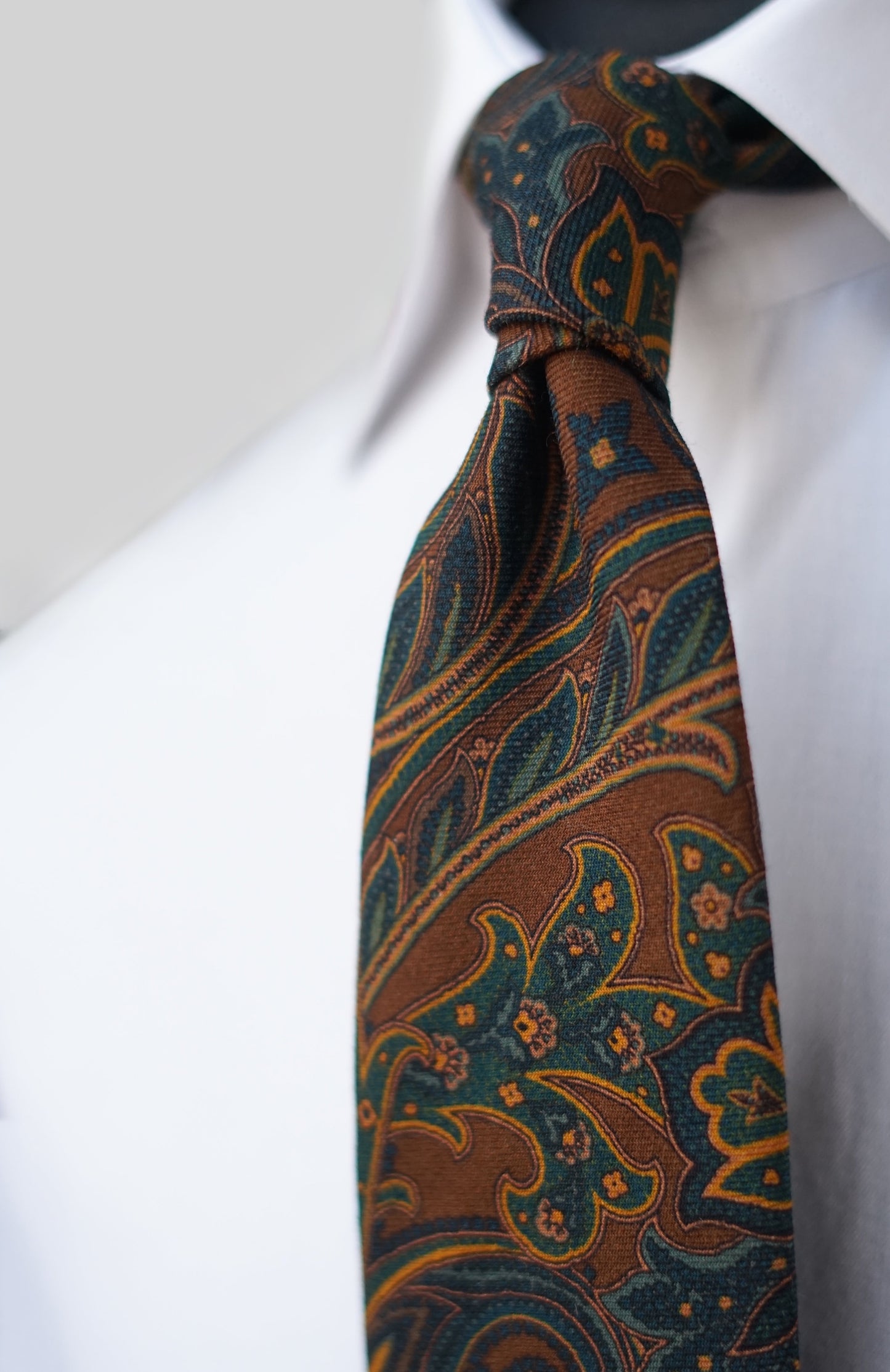 Patrizia Soft Wool Necktie (Made to Order)