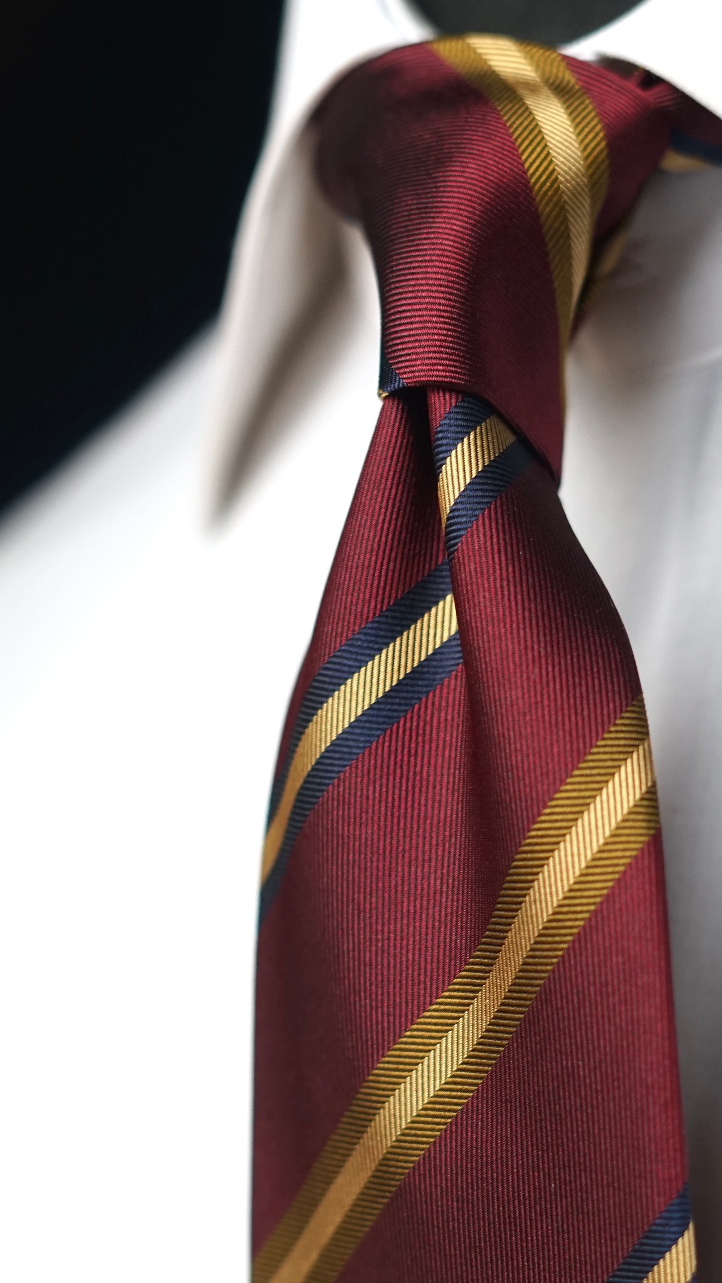 Bespoke Passita Rossa Silk Necktie