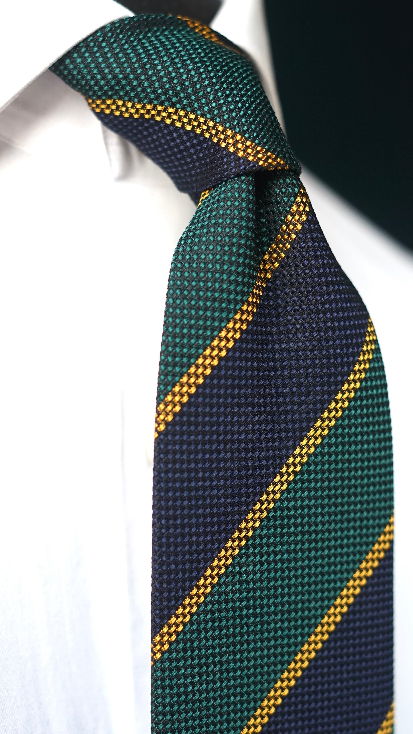 Capua Green Silk Necktie