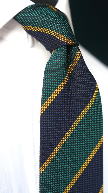 Capua Green Silk Necktie