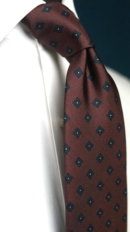 Gregoriana Dark Silk Necktie