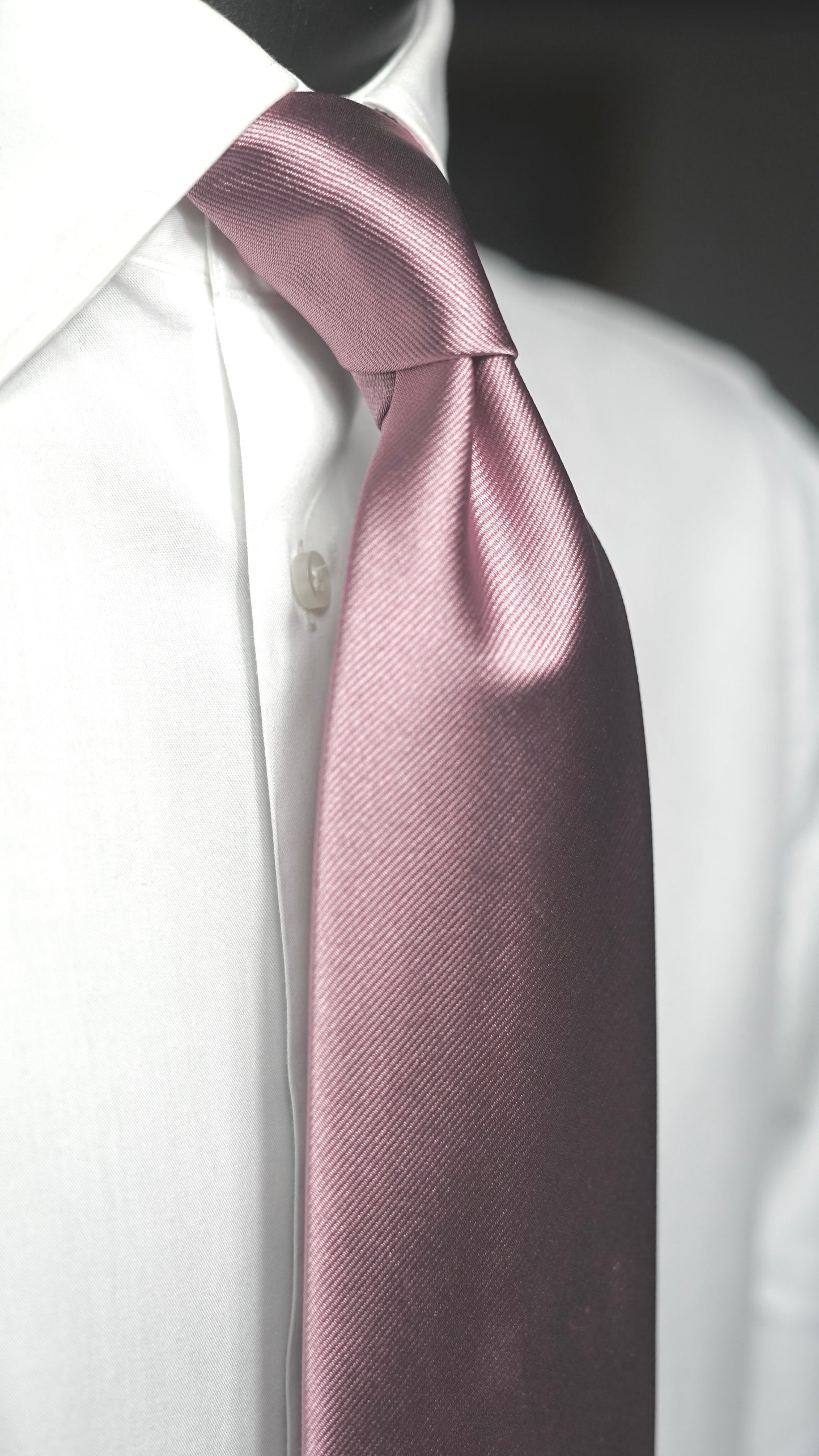 Dusty Rose Solida Silk Necktie