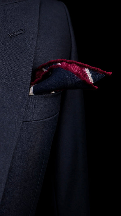 Amarena Light Wool Pocket Square