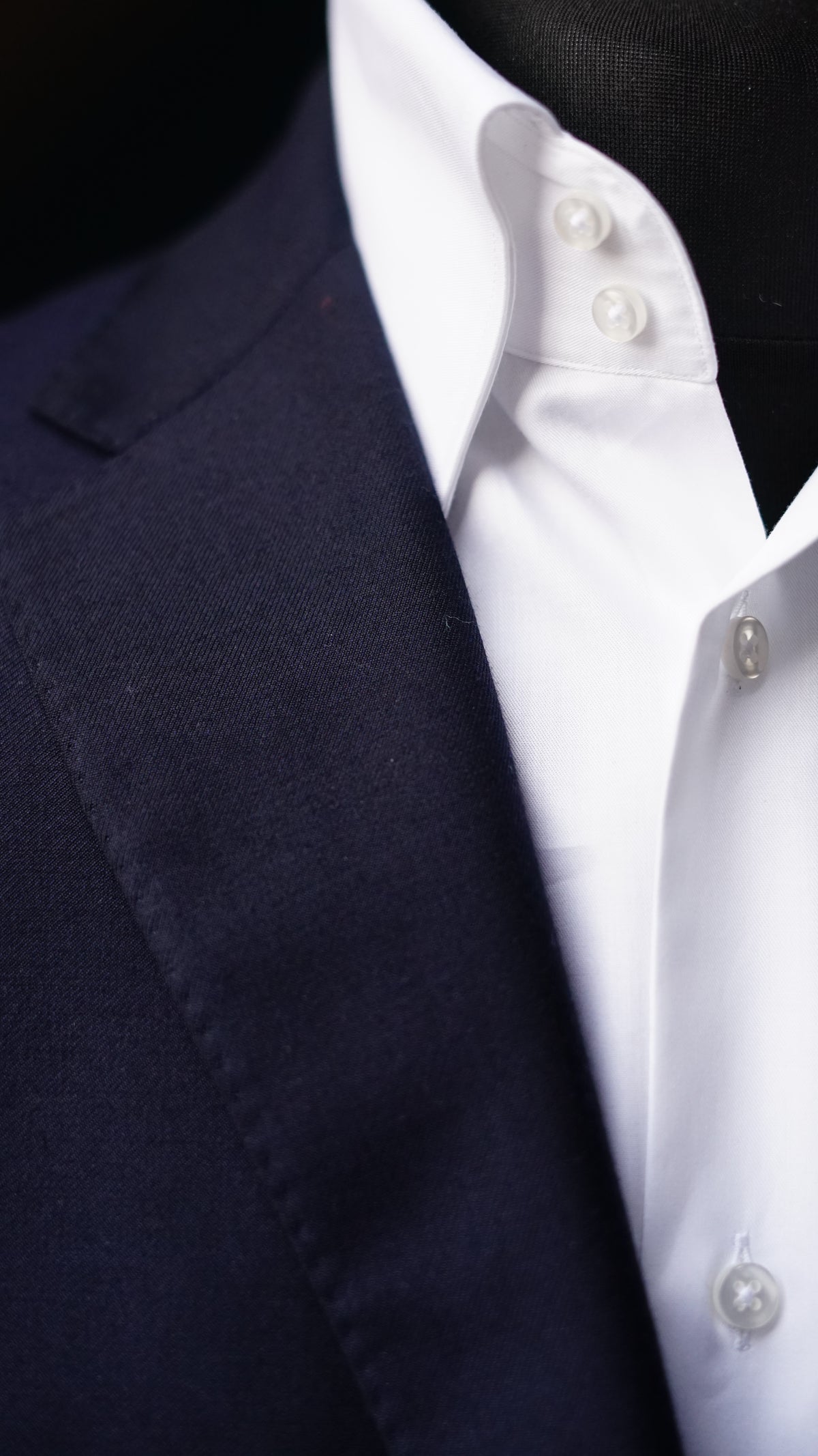 Bianca Classic Collar Twill Dress Shirt (Single Cuff)