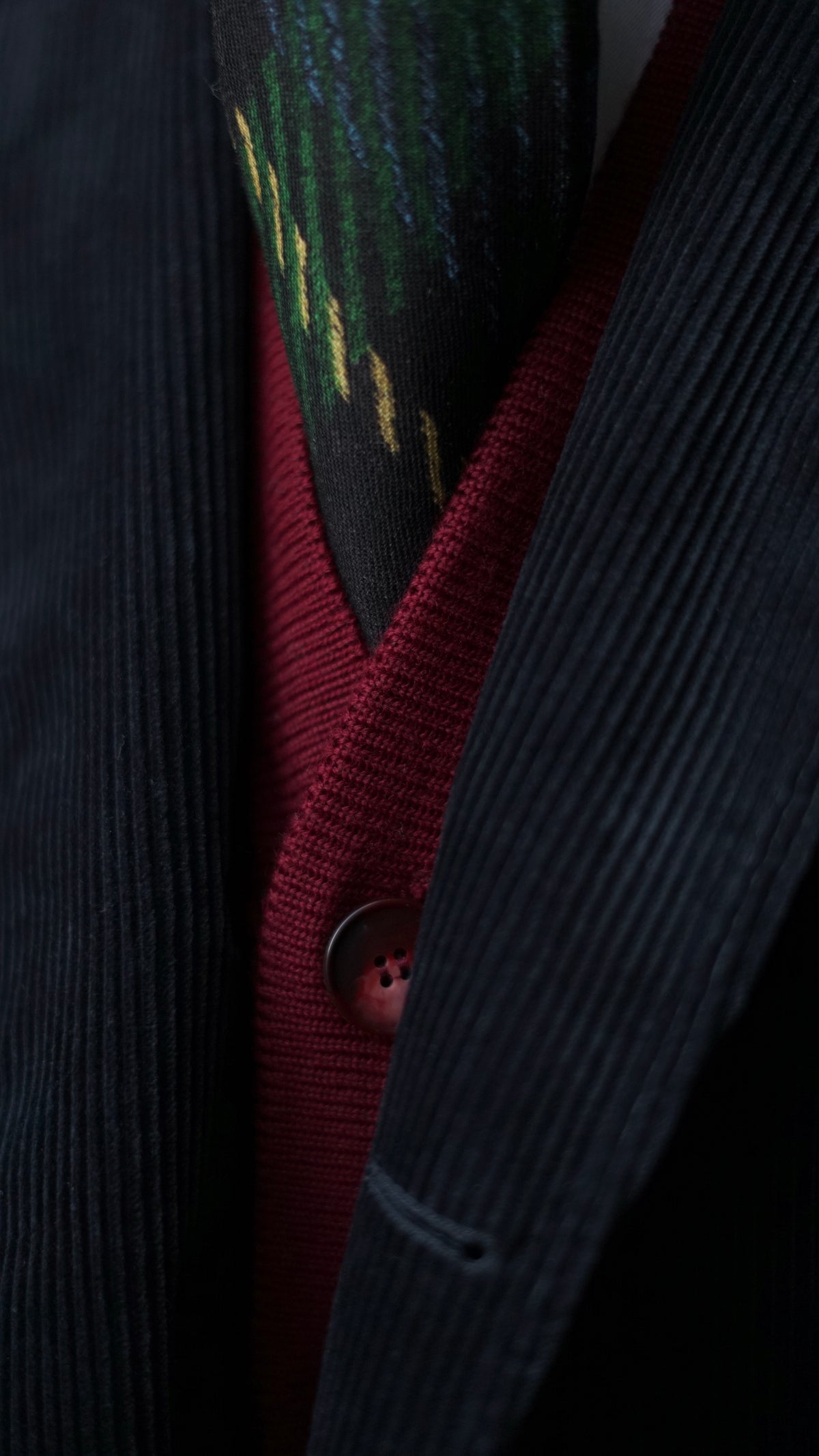 Tito Bordeaux Cardigan