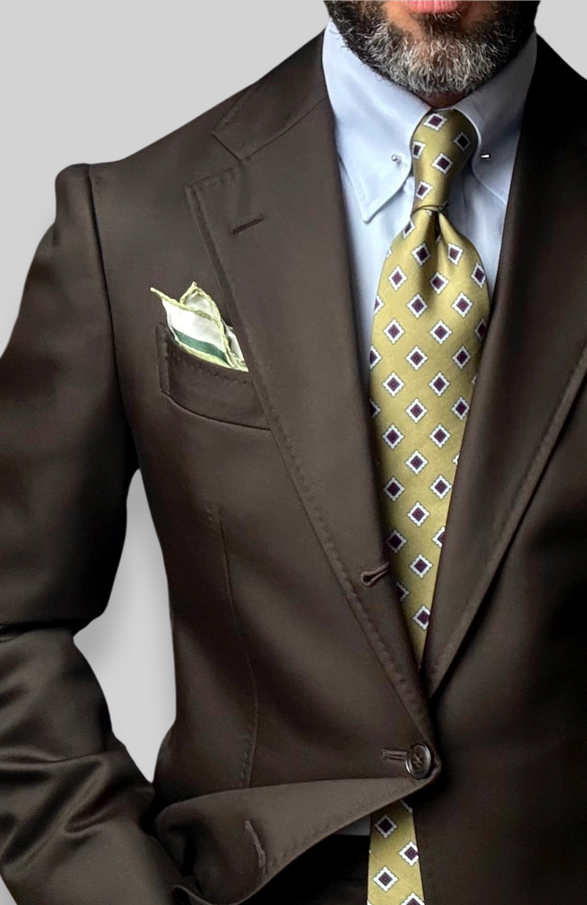 Carla Sage Silk Necktie