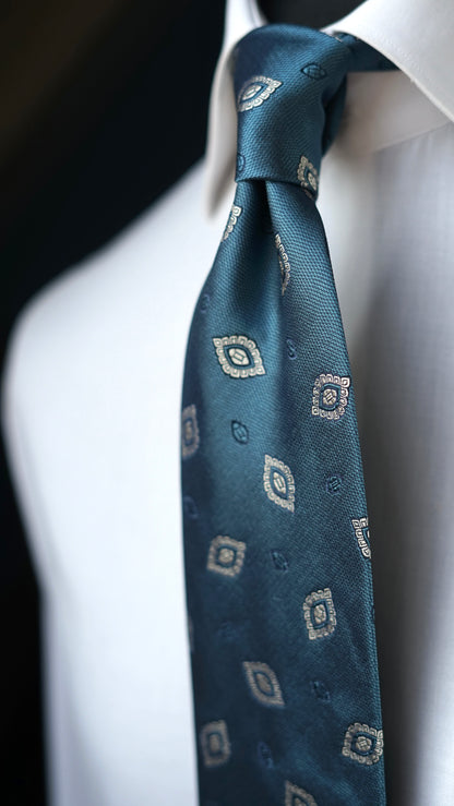 Pagota Teal Silk Necktie