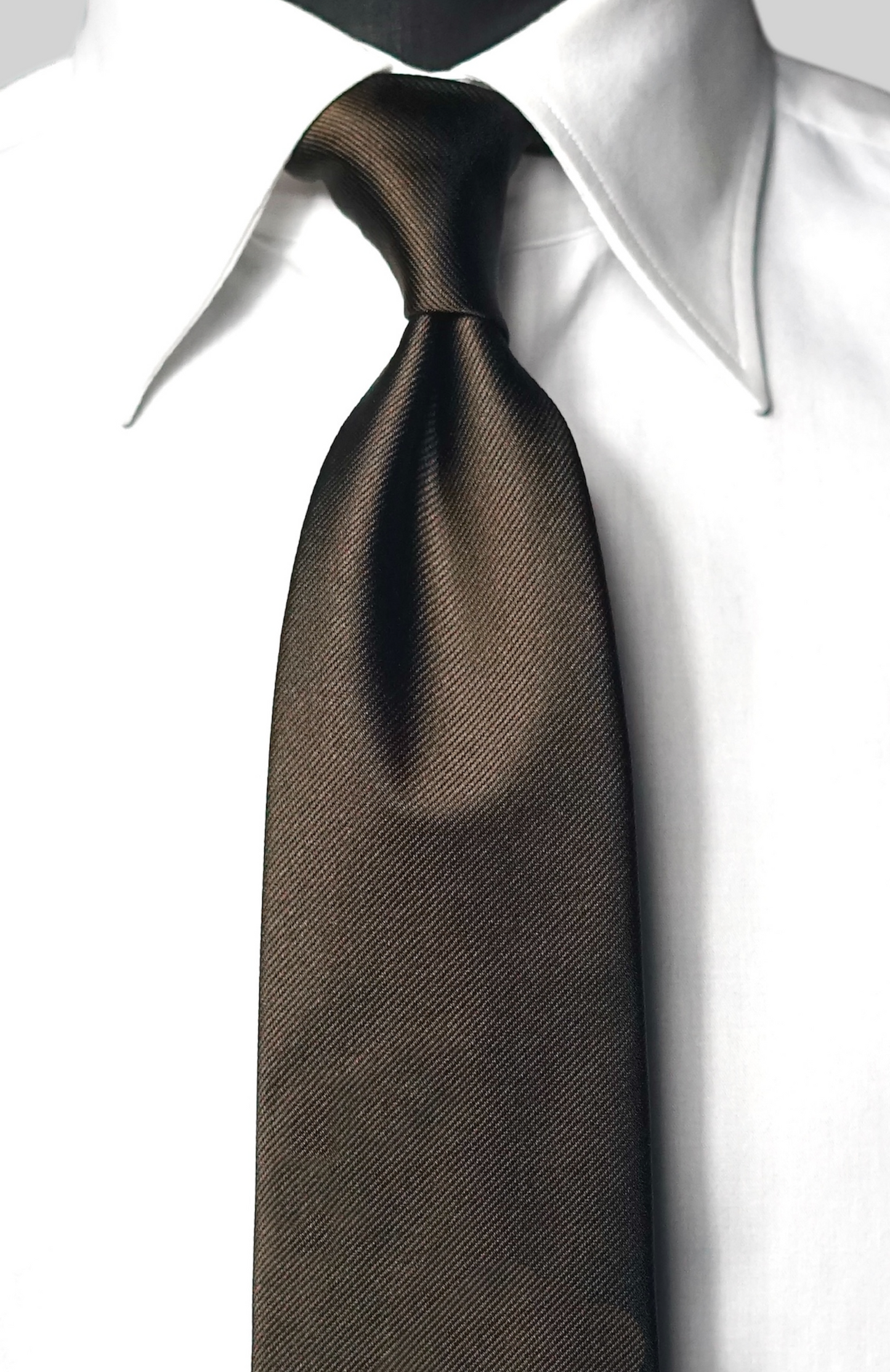 Fondente Solida Silk Necktie