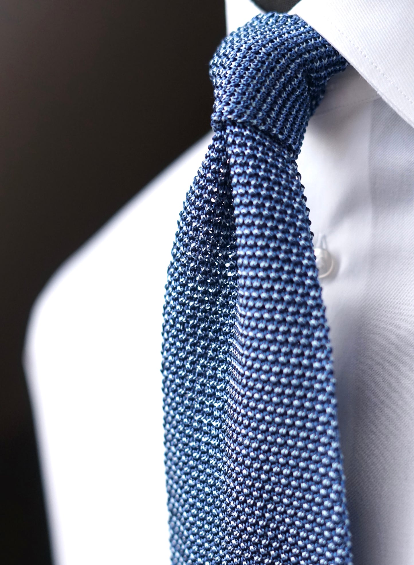 TRICOT DENIM Knitted Tie
