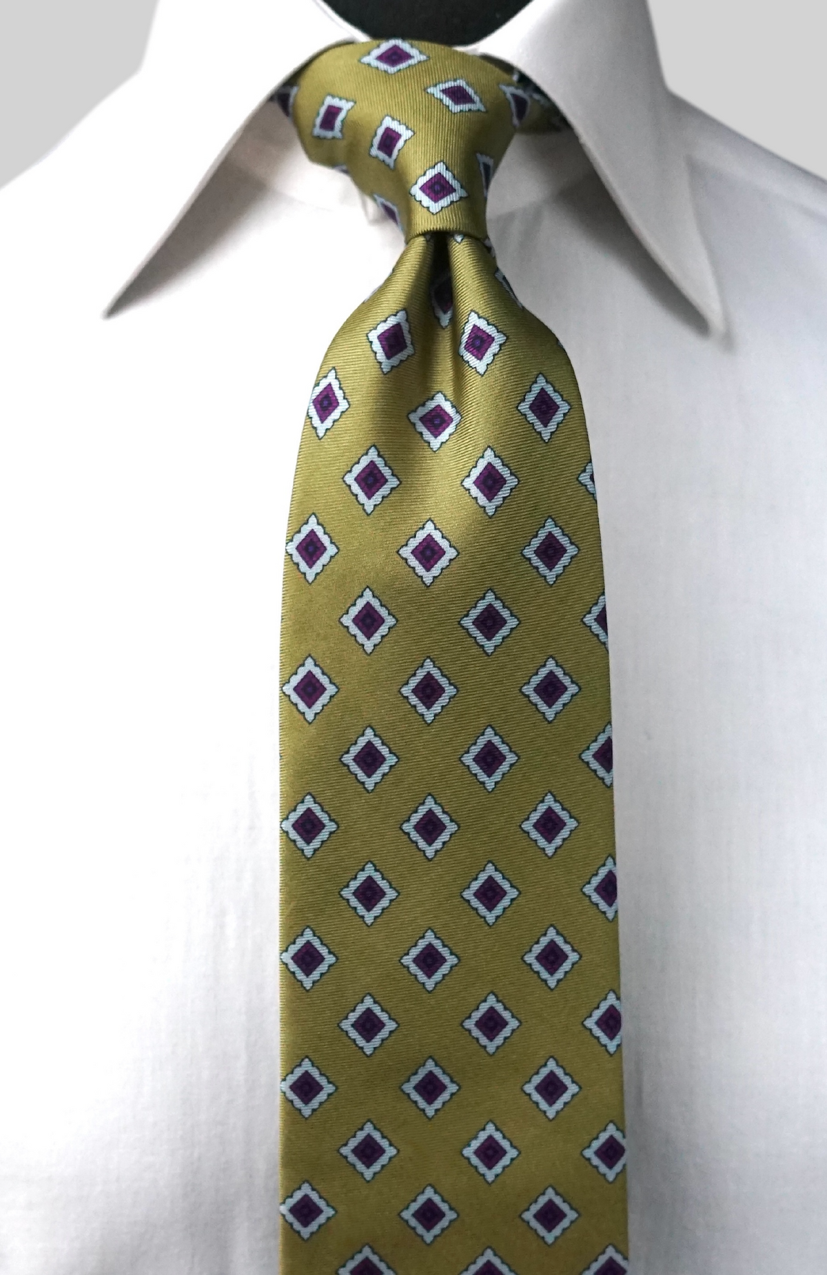 Carla Sage Silk Necktie