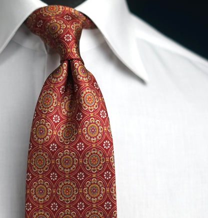 Samira Retro Silk Necktie
