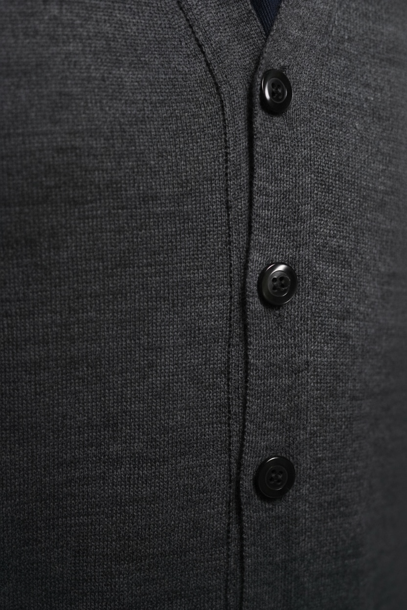 Antracite Wool Cardigan