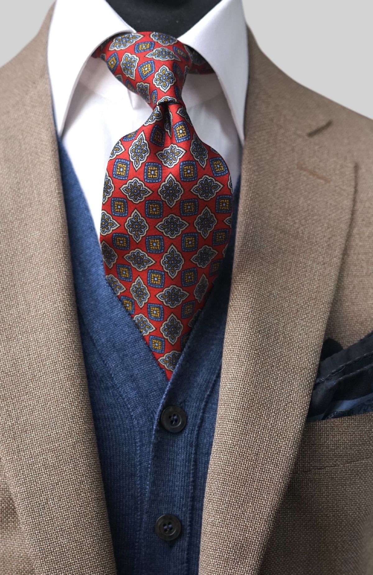 Ghia Retro Tie Silk Necktie