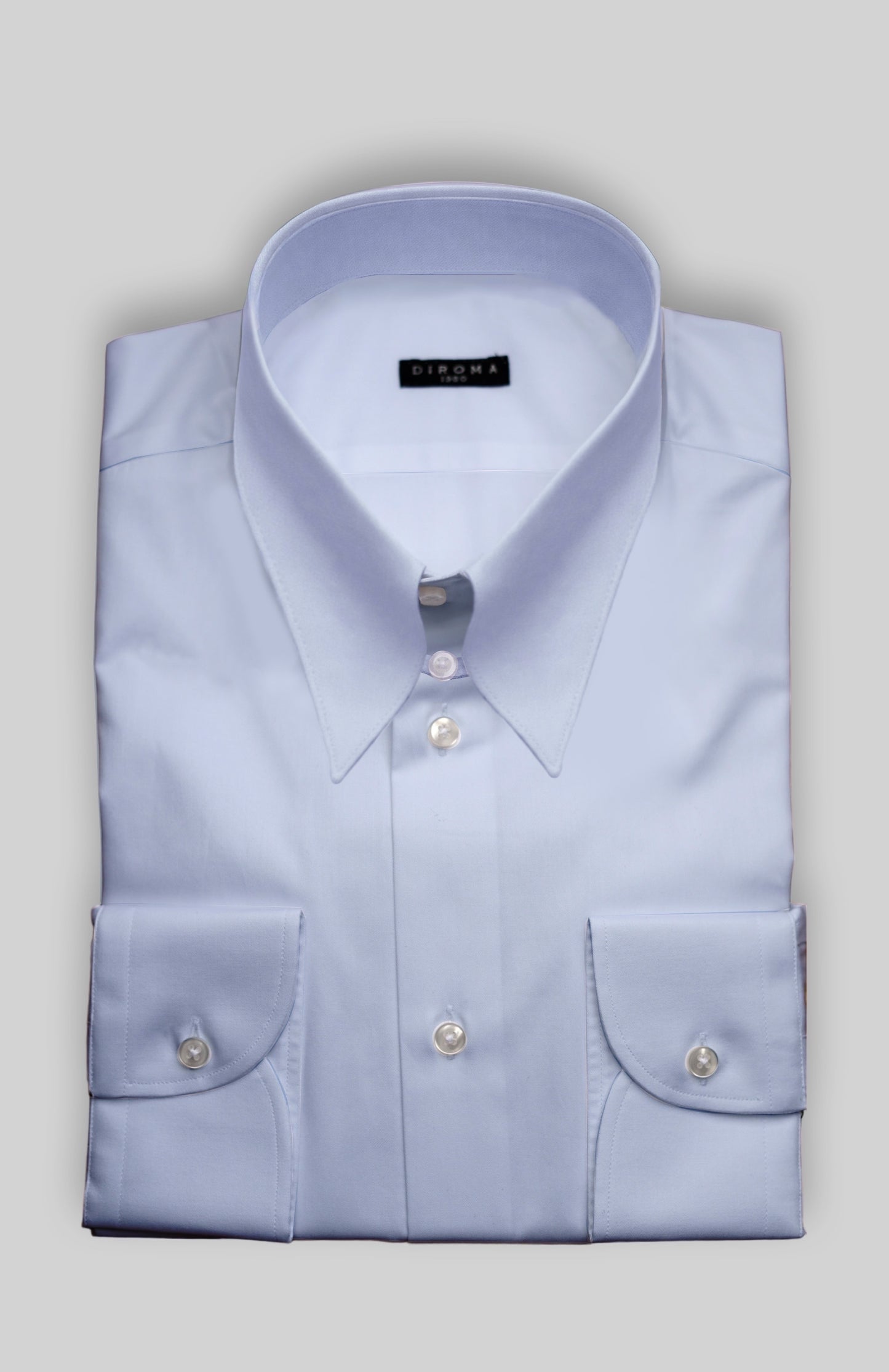mtm dress shirts Spear Point Tab Collar Twill Dress Shirt MTM – Diroma1980