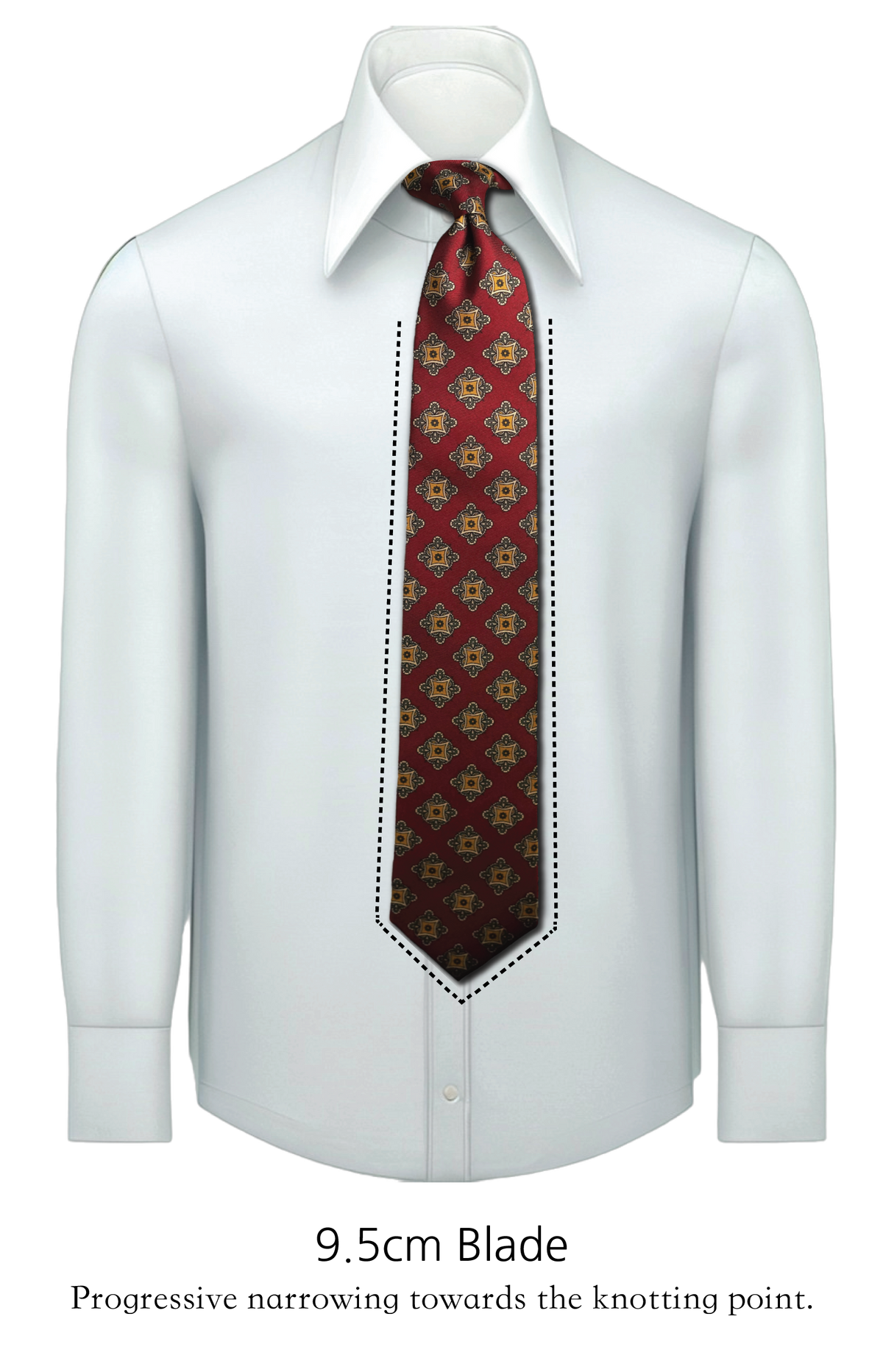 Bespoke Tassia Silk Necktie