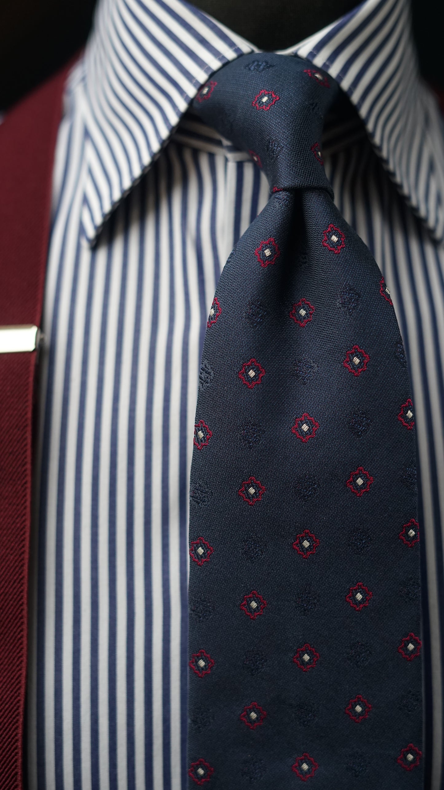 PRUGNA Silk Necktie