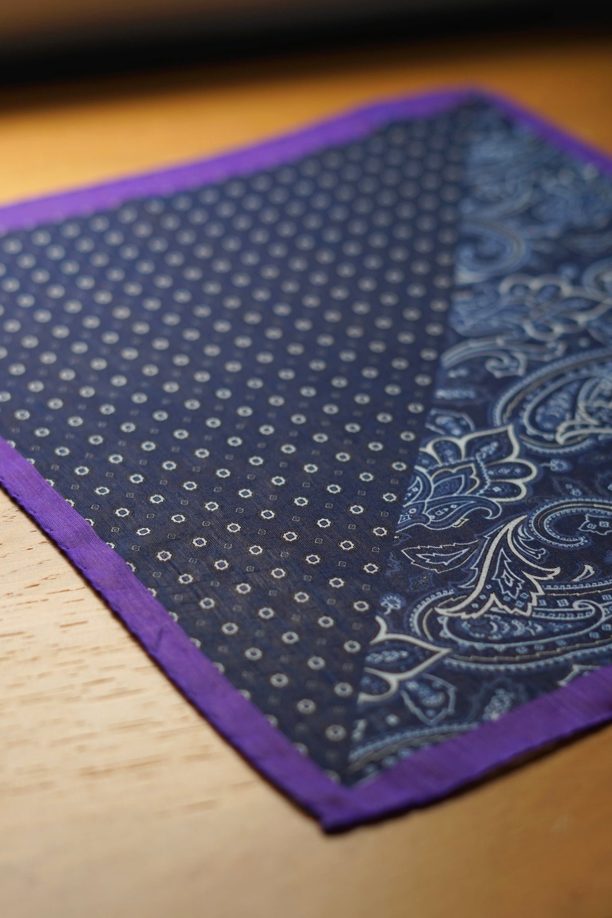 Viola Silk Pocket Square