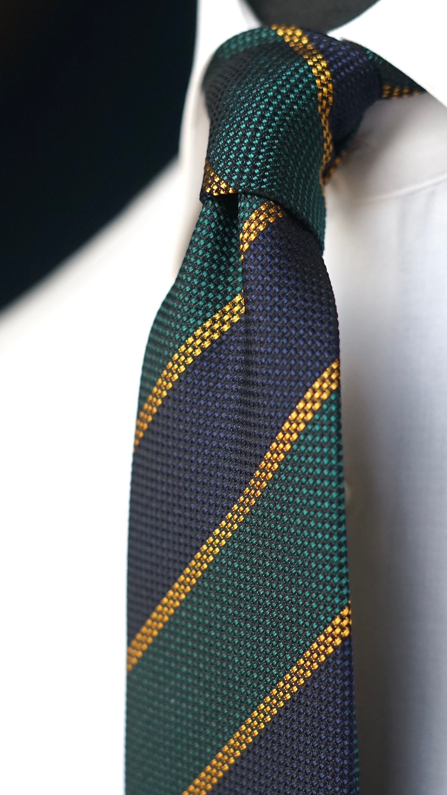 Capua Green Silk Necktie