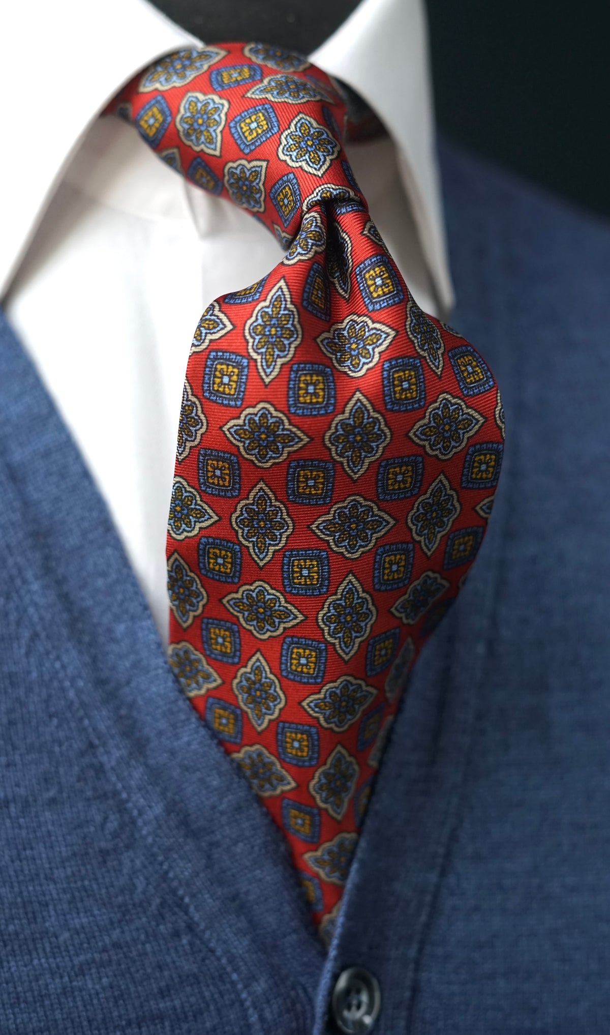 Ghia Retro Tie Silk Necktie