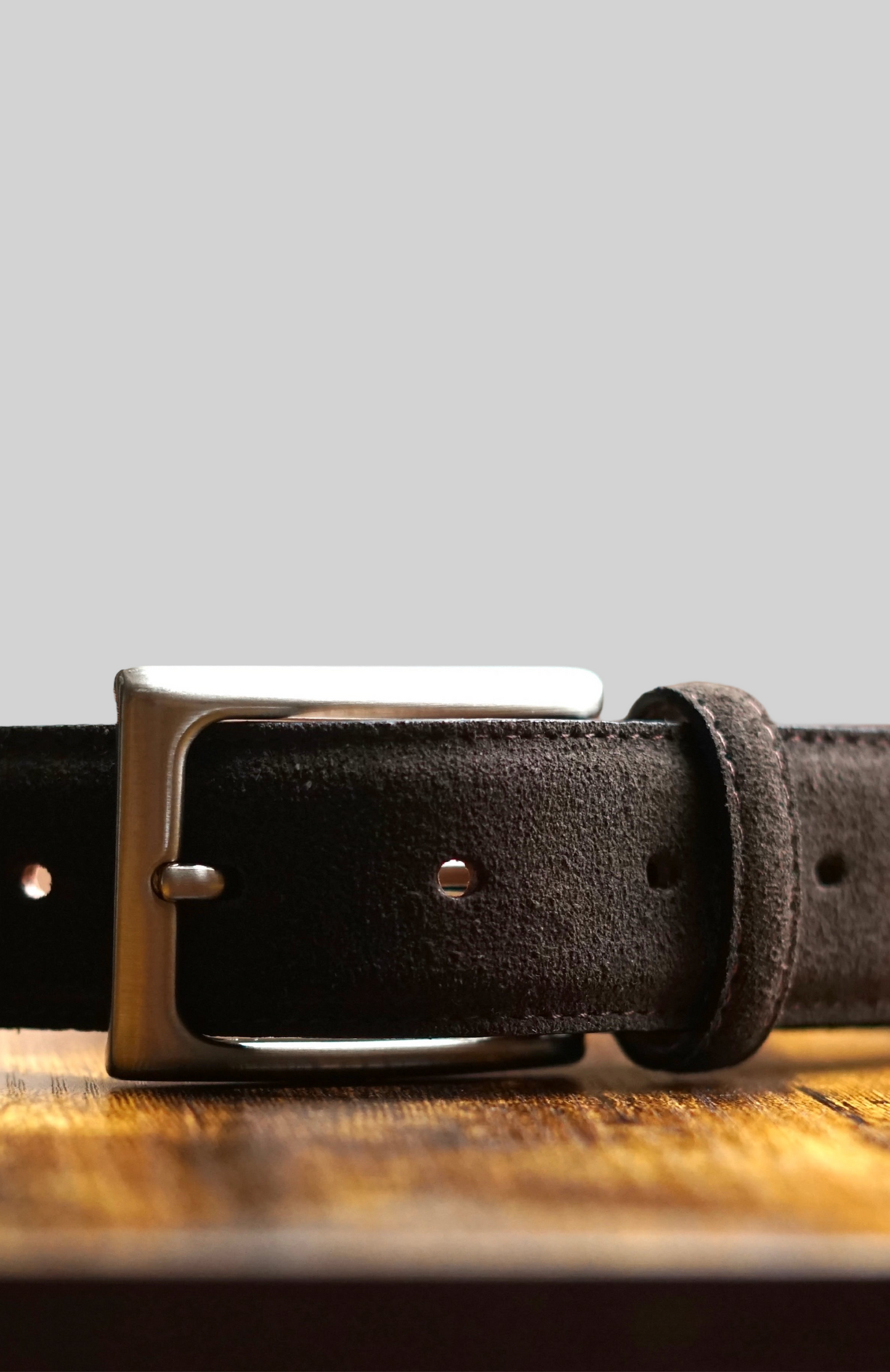 Nubuk Brown 100% Leather Belt