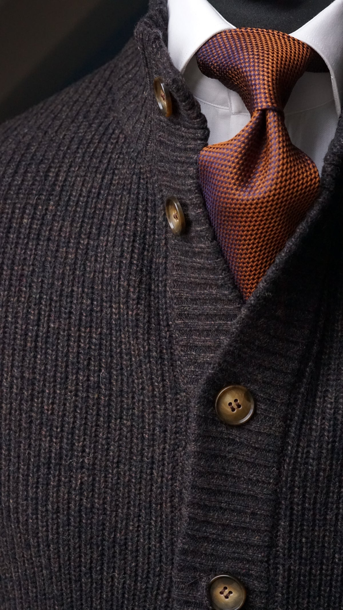 Terracotta Solida Silk Necktie