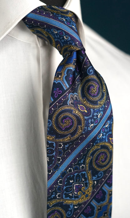 Gotica Retro Silk Necktie