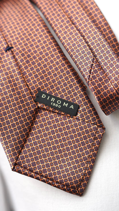 Polvere Orange Satin Silk Necktie
