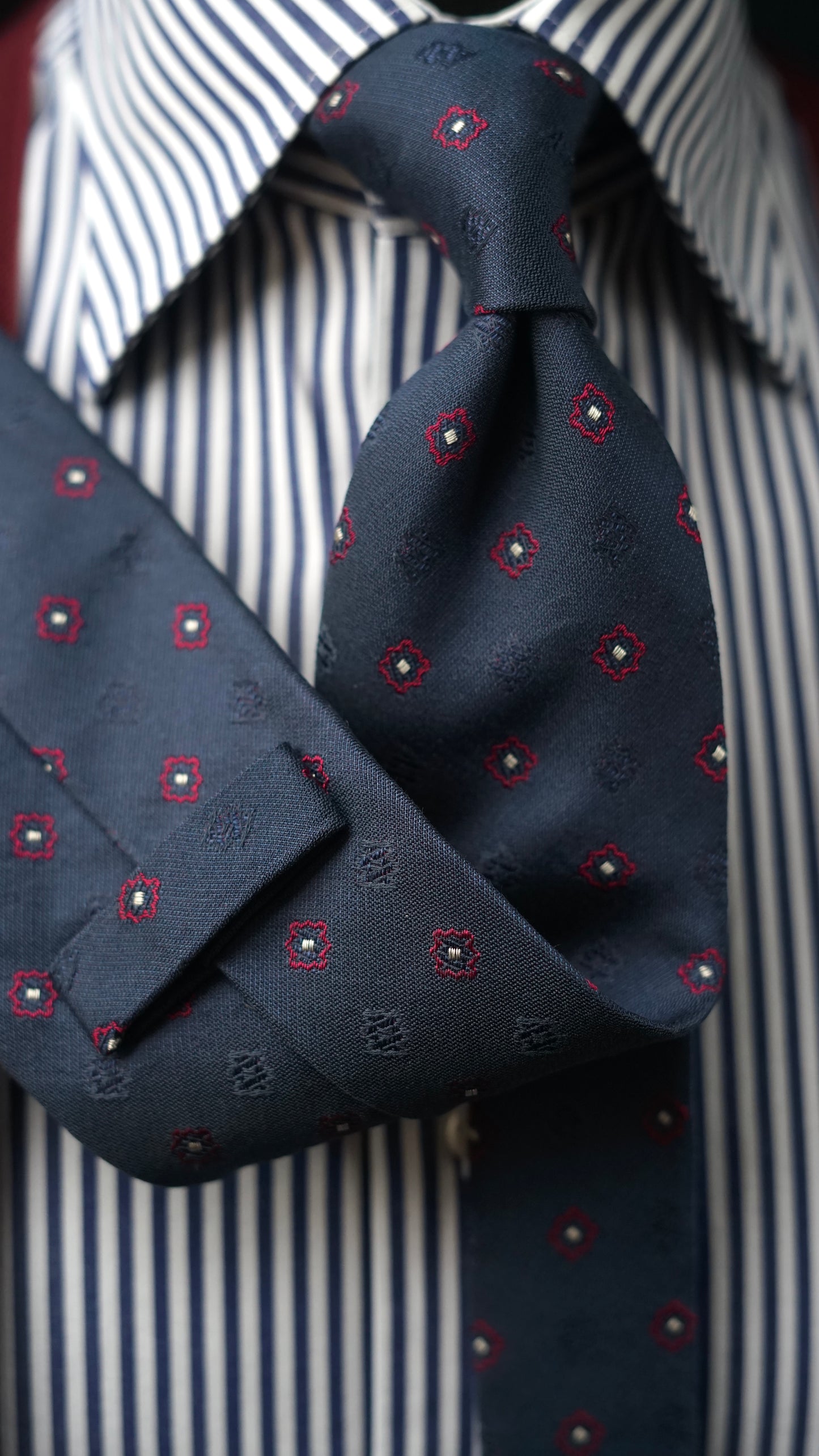PRUGNA Silk Necktie