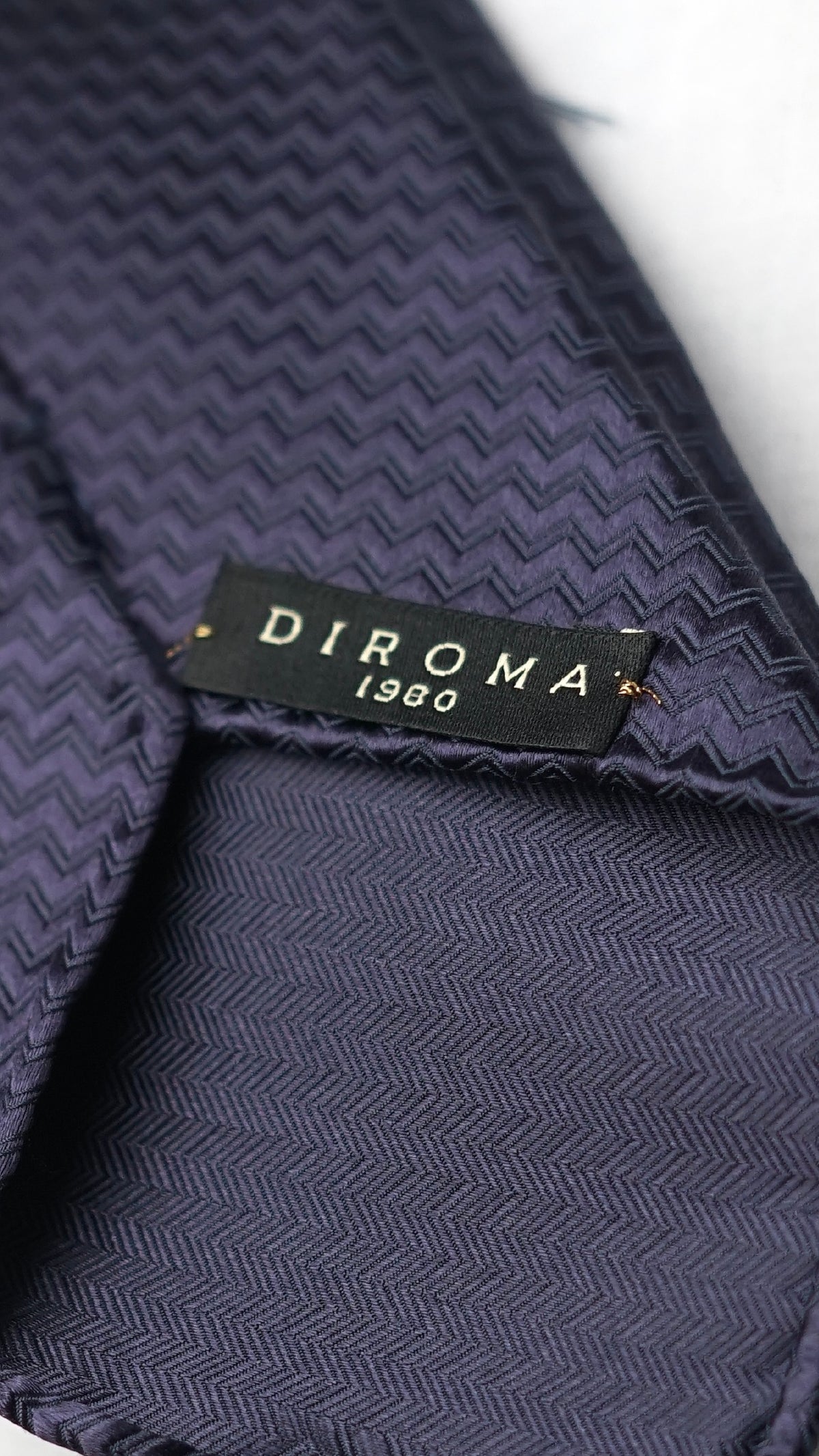 Bespoke Riga Navy Silk Necktie