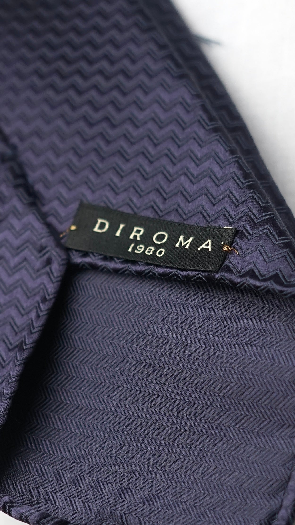 Bespoke Riga Navy Silk Necktie