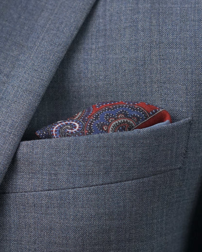 Eucalipto Silk Pocket Square