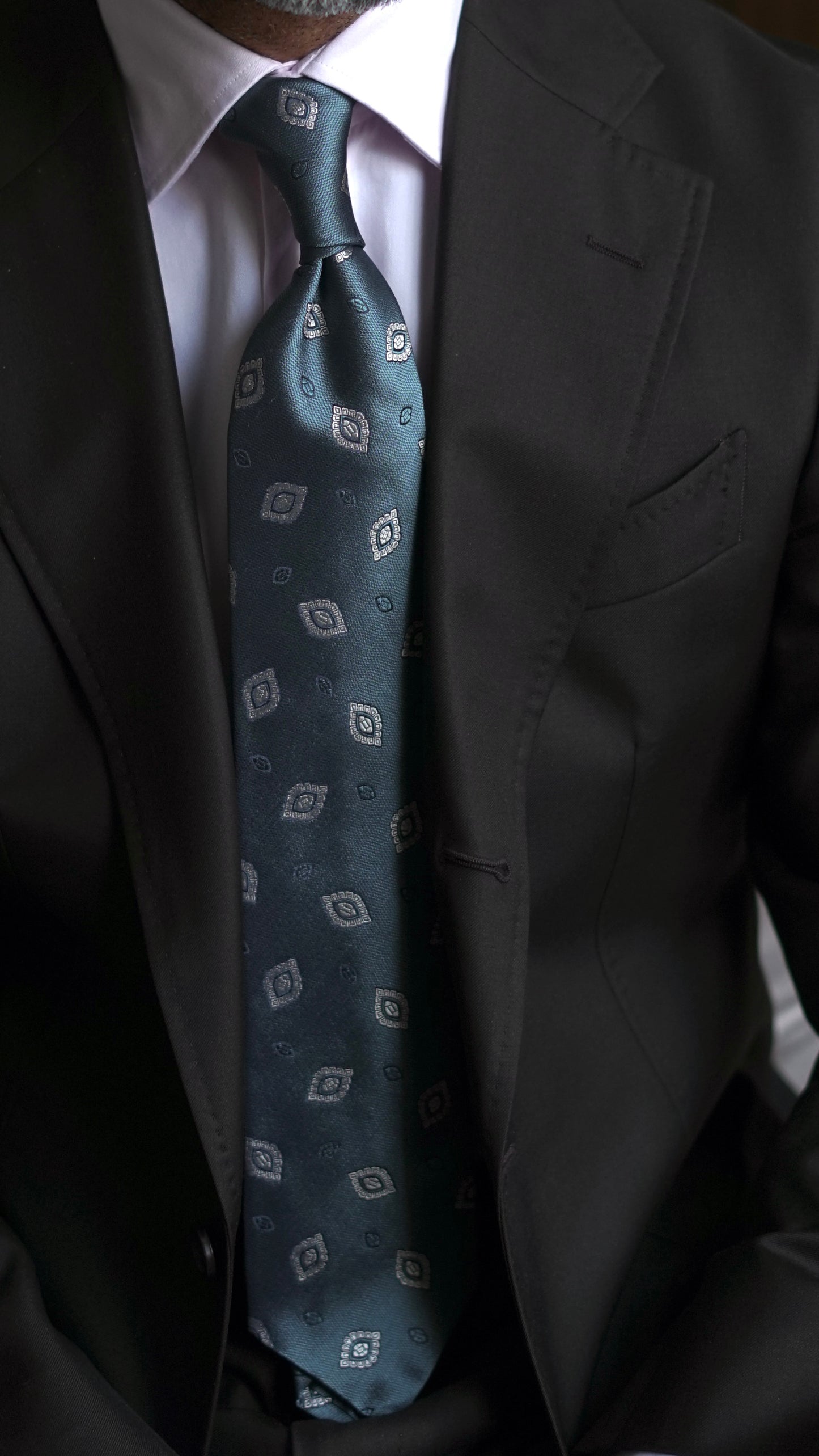 Pagota Teal Silk Necktie