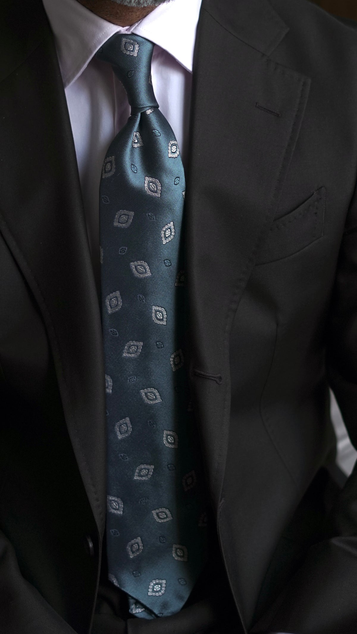 Pagota Teal Silk Necktie