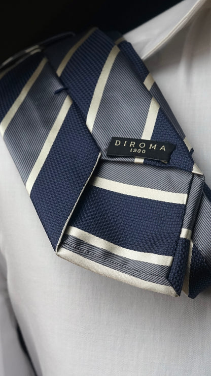 Aronica Grey Silk Necktie