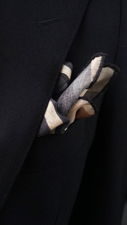 Caronte Light Wool Pocket Square