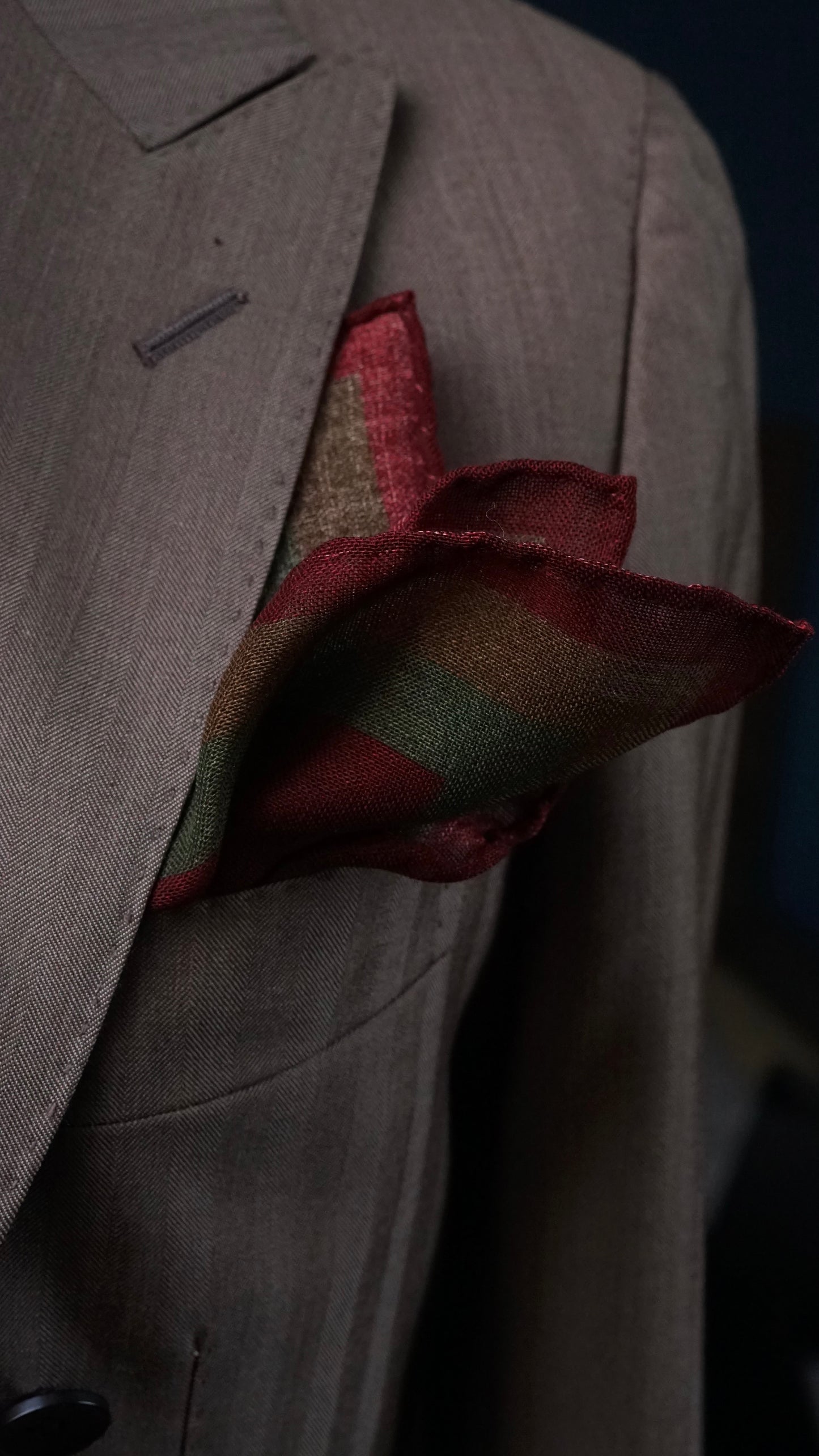 Icaro Light Wool Pocket Square