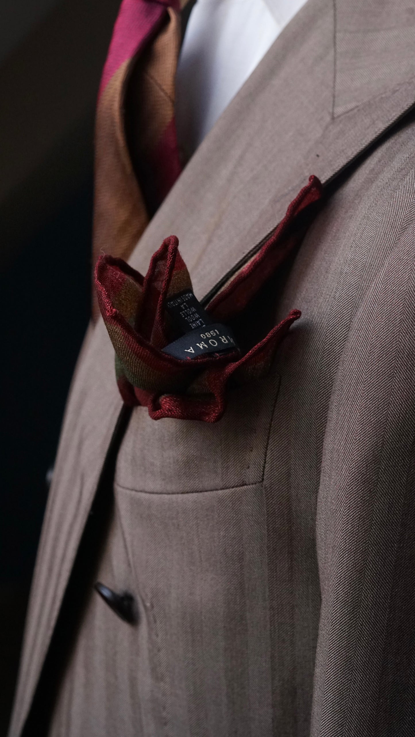 Icaro Light Wool Pocket Square