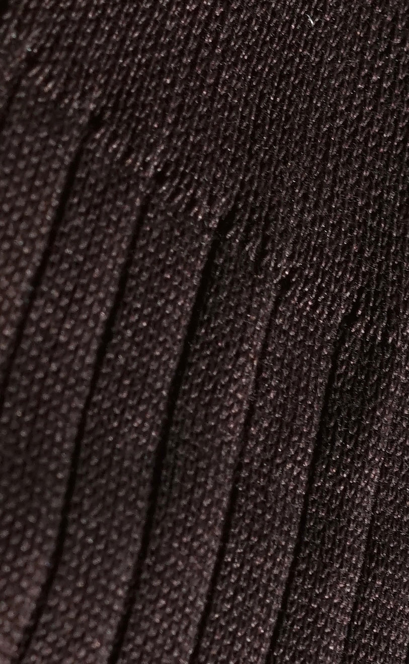 Brown Knee High Ribbed Socks 100% Cotton Filo di Scozia