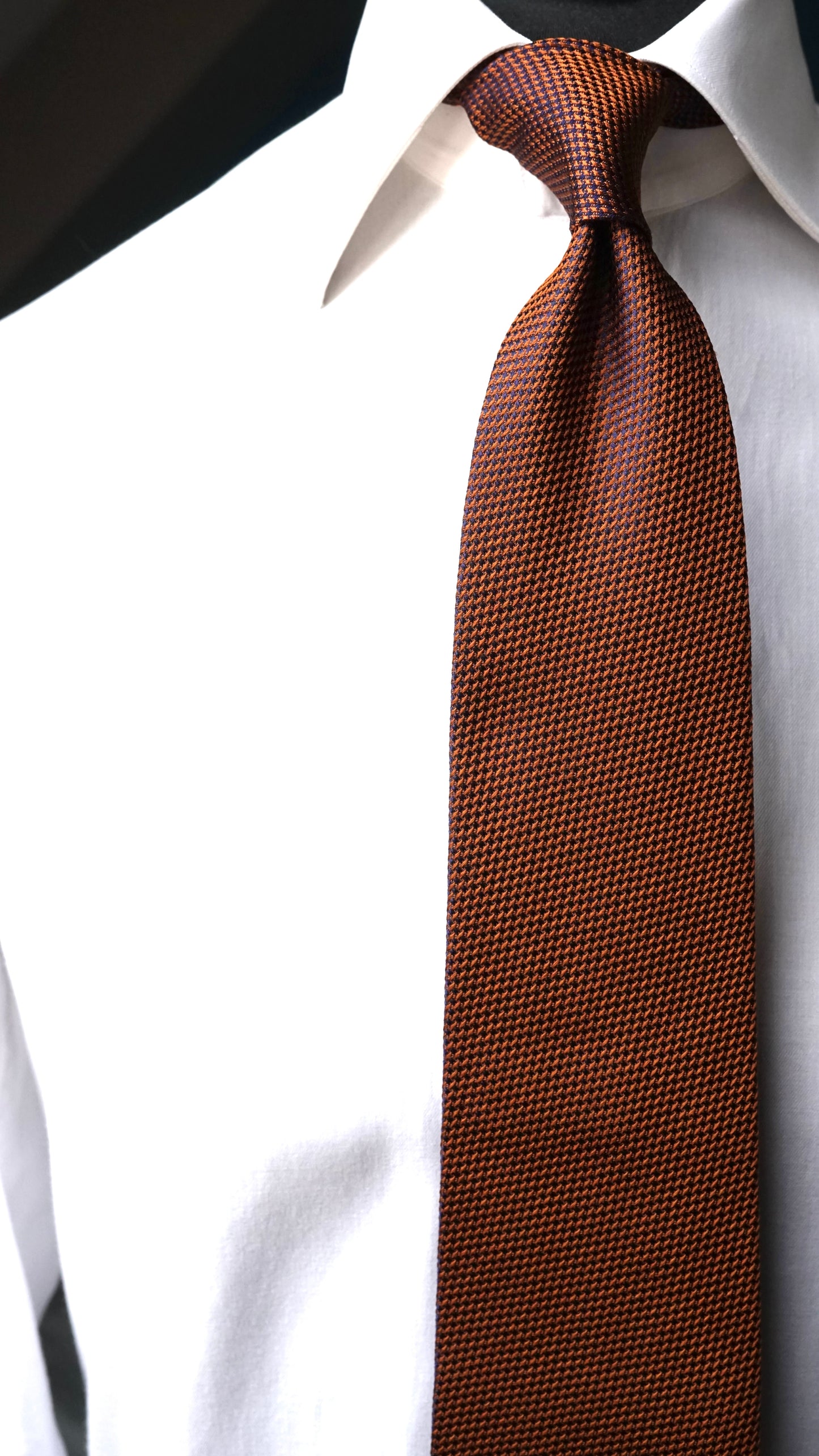 Terracotta Solida Silk Necktie