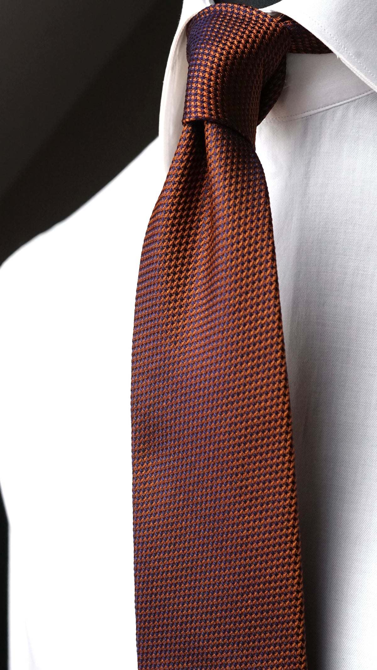 Terracotta Solida Silk Necktie