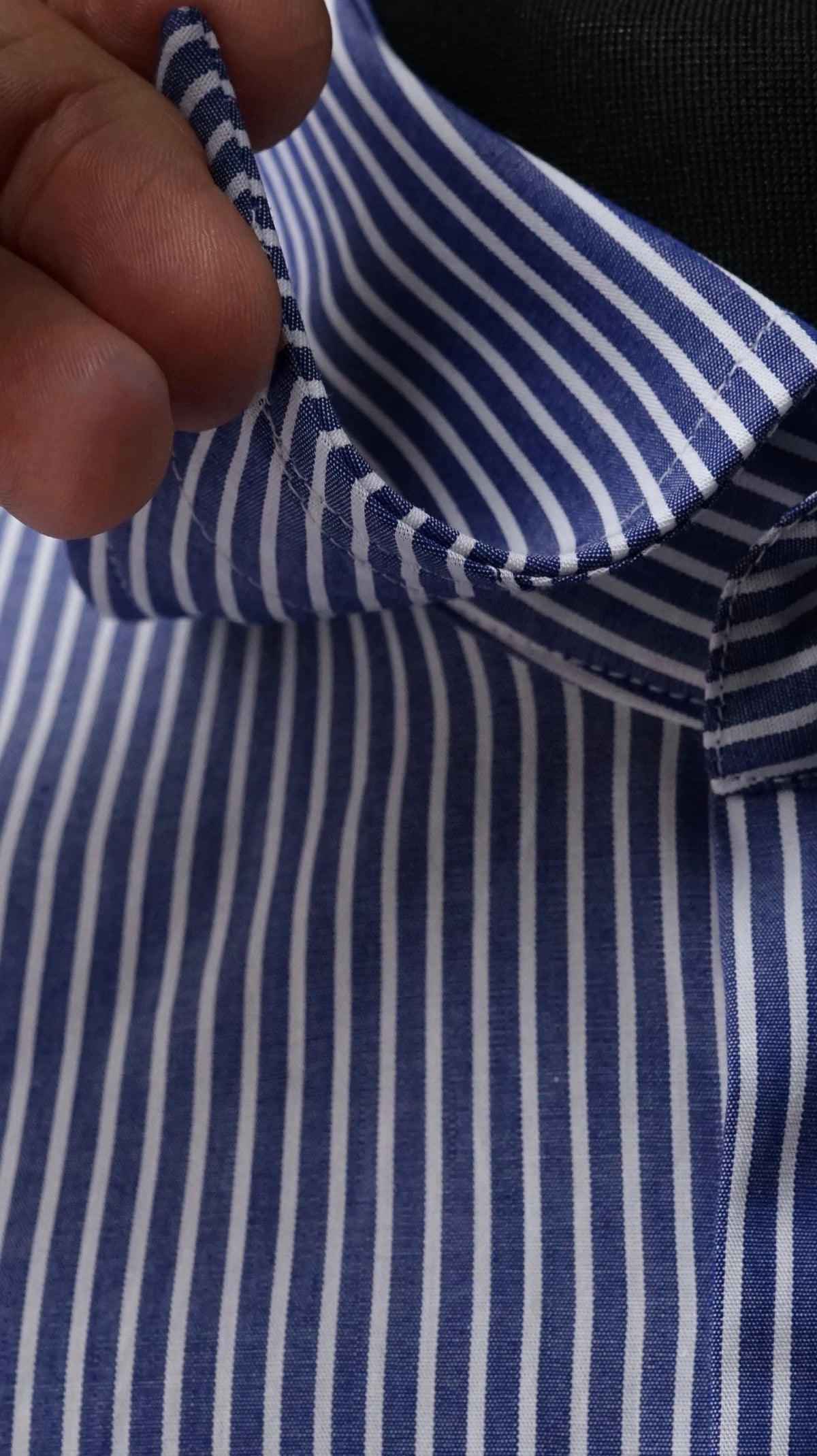 Varese 100% Cotton Point Collar Twill Dress Shirt MTO