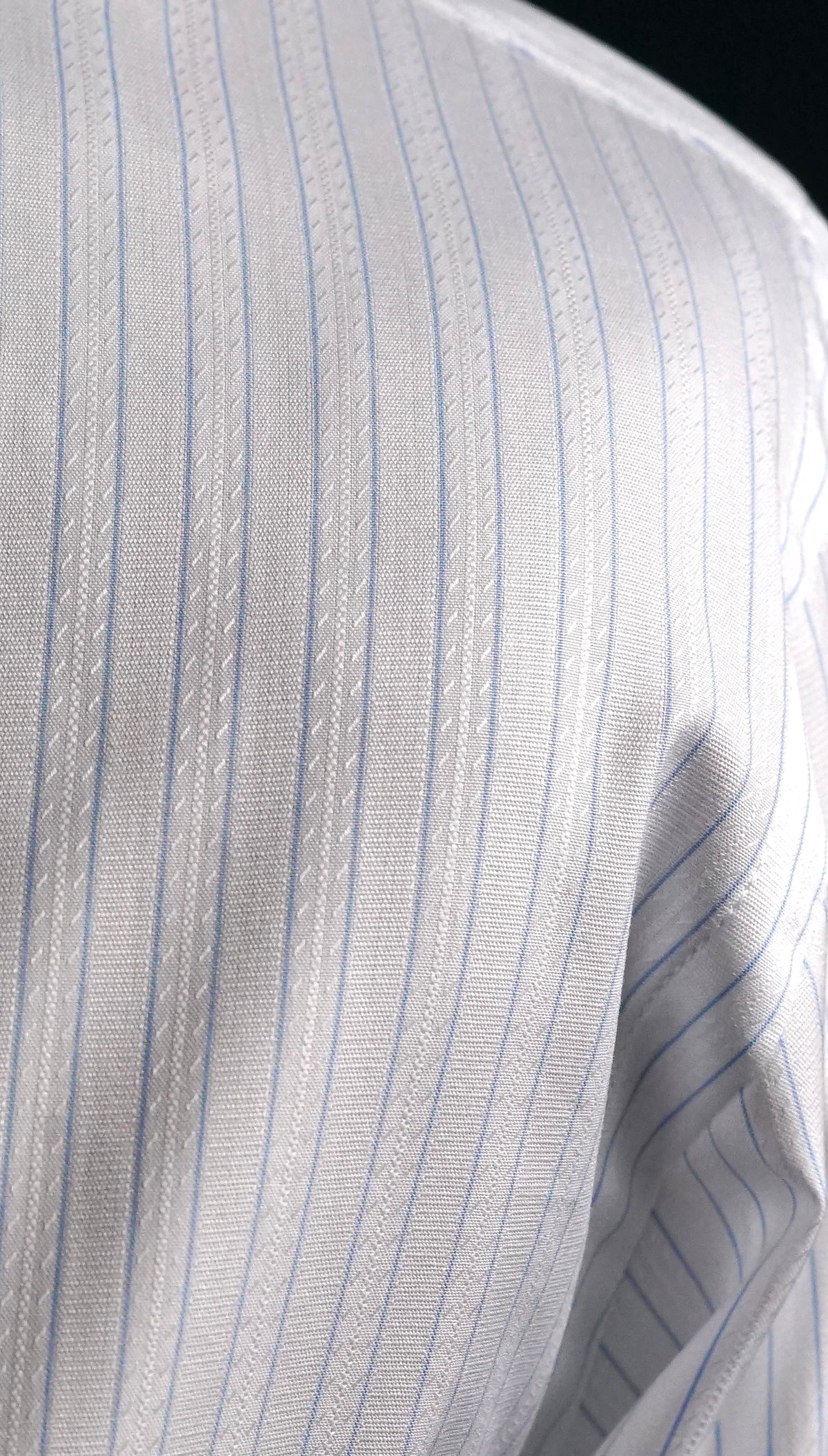 Pombia Pin Point Collar Cotton Dress Shirt MTO