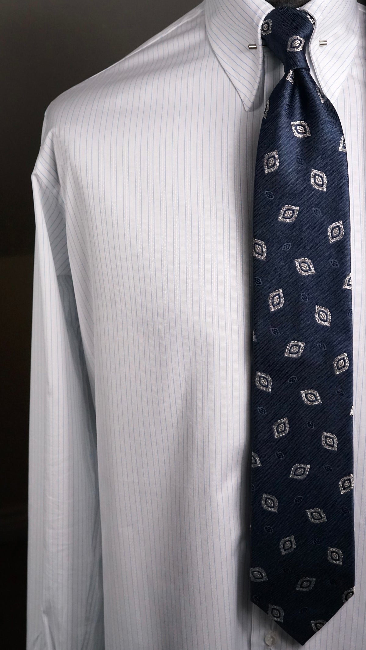 Pagota Navy Silk Necktie