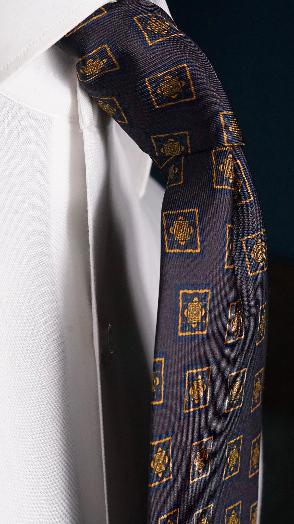 Karina Purple Silk Necktie