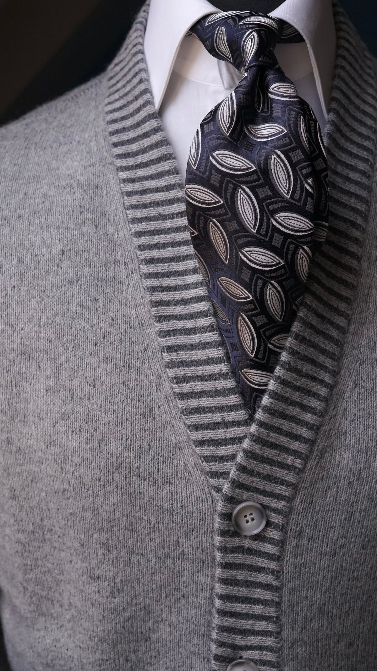 Callisto Light Grey Cardigan