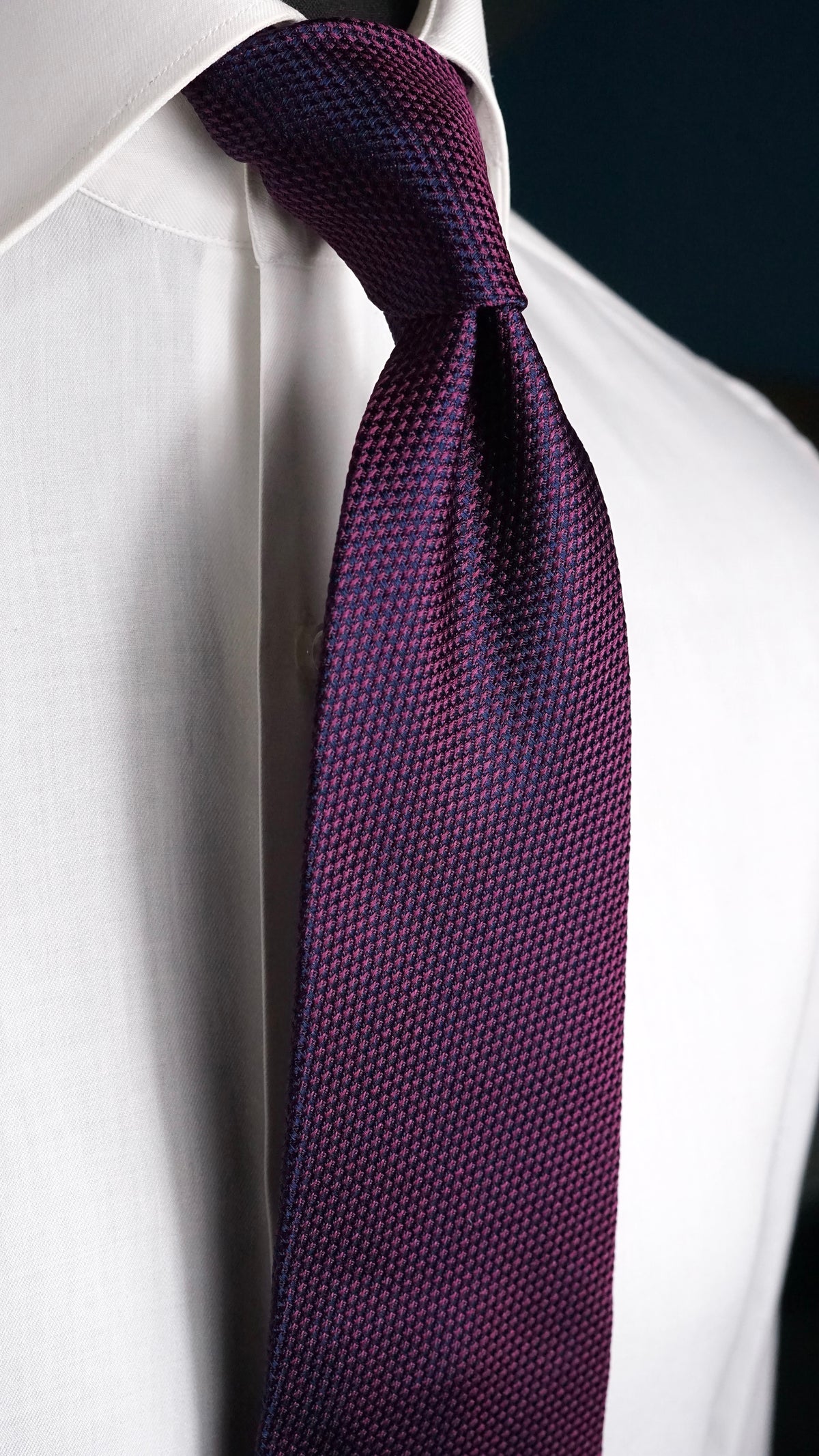 Grenadine Solida Silk Necktie