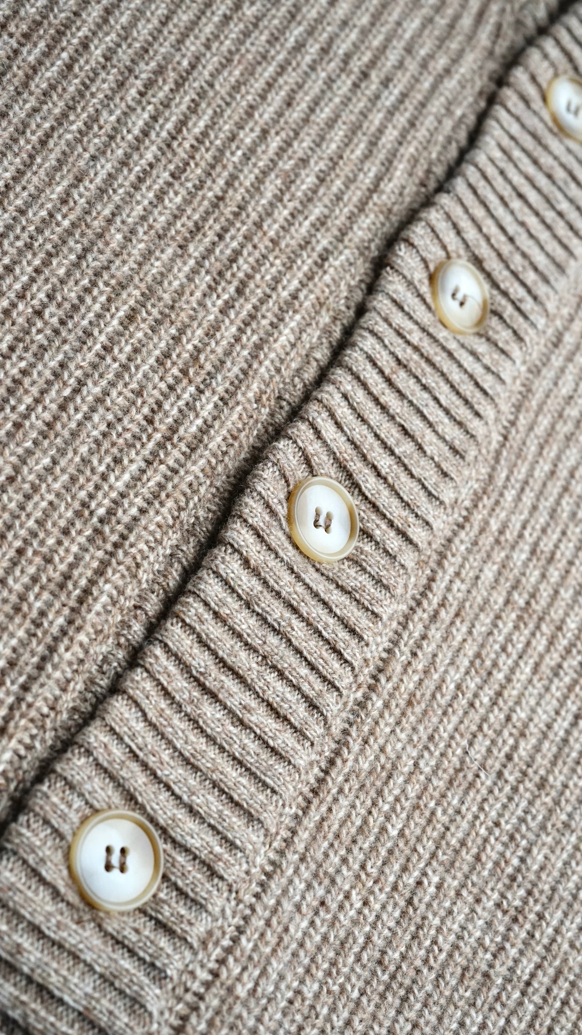 Impero Beige Button Jacket